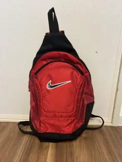 90s】NIKE リュックサック archive 赤黒 Y2K 刺繍ロゴ - メルカリ
