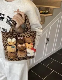 新品未使用　日焼けキティ　ミニトートバッグ ハローキティ