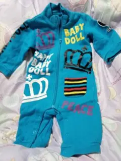 BABY DOLLロンパース 70サイズ 青