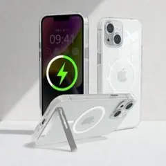 iPhone14✨️スマホ ケース カバー Magsafe対応 クリア スタンド付