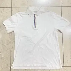 sh536 Paul Smith ポールスミス　ホワイト ポロシャツ M メンズ