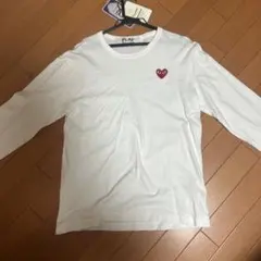 PLAY COMME des GARCONS 長袖カットソー ホワイト Lのサムネイル