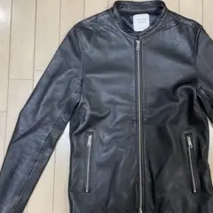 UNITED TOKYO ラムレザーシングルライダースジャケット