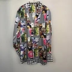 レジィーナロマンティコ テーラードジャケット 総柄 芸術的デザイン
