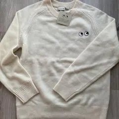 アニヤハインドマーチ　UNIQLO ホワイトニット