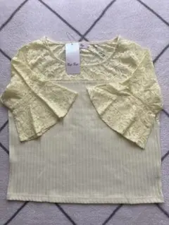 レース リブカットソー