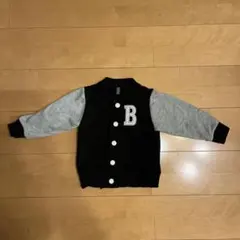 maarook booyzボタン付きジャケット ブラック/グレー