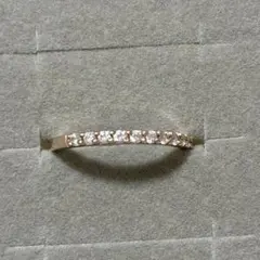 canal4°C シルバー　ジルコニア　ピンキーリング5号