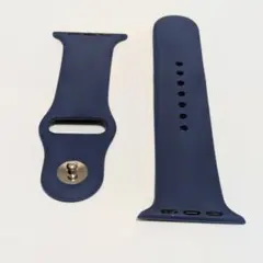 アップルウォッチ　シリコンバンド　42〜45mm S/M 紺色