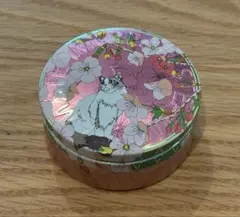 STEAMCREAM 猫と桜デザイン(缶のみ)