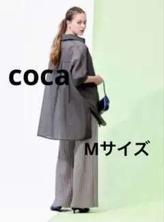 coca シアーチュニックブラウス Charcoalのサムネイル
