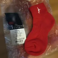 ITP21A バスケットボールソックス レッド 22-25cm