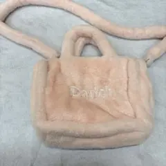 ダーリッチ　フラッフィー　ショルダーバッグ　ベビーピンク