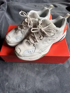 NIKE M2K TEKNO ピンクベージュ 厚底 ナイキ 美品 26センチ - メルカリ