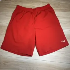 ら*ょ様 Mizuno レッド ハーフパンツ M
