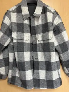 [美品] UNIQLO シャツジャケット チェック柄　XL