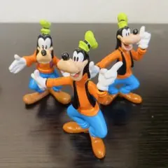 【レトロ】ディズニー PVCミニフィギュア グーフィー SHINE/GINA刻印