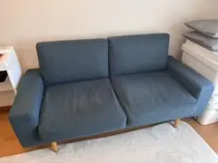 momonatural DAY SOFA 2P MEDIUM leaf navy - メルカリ