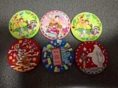 〈新品未使用〉ディズニー刺繍缶バッチ6個