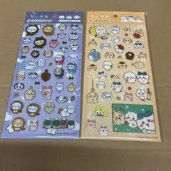 正規品　セット　ちいかわ　ゴールドクリアシール　リボン　ピース