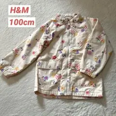 H&M 花柄ジャケット キッズ 100cm 綿100%