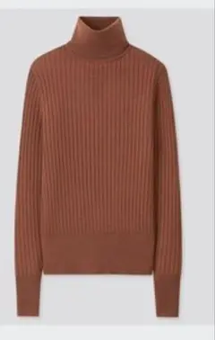 UNIQLO エクストラファインメリノリブタートルネックセーター（長袖）