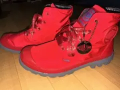 PALLADIUM パラディウム 赤 レインシューズ　防水スニーカー　新品未使用のサムネイル