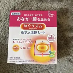 めぐりズム 蒸気の温熱シート 5枚入りのサムネイル
