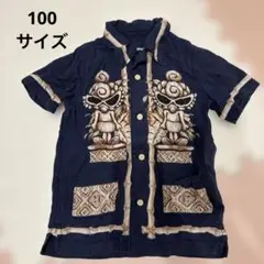 HYSERIC 半袖シャツ 100cm ネイビー