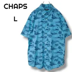 CHAPS チャップス アロハシャツ 半袖シャツ 総柄 L
ボタンダウン L