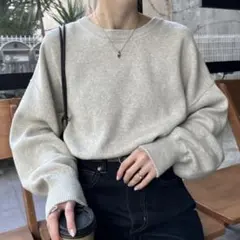 スウェットライクボリュームスリーブニット CIAOPANIC TYPY