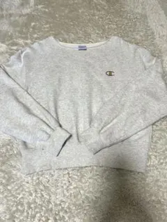 Champion グレー クルーネック スウェット