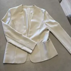【未使用】グリーンレーベル ノーカラージャケット 38