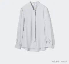 ユニクロ　レーヨンボウタイブラウス