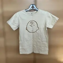 デビロック　ピーナッツ　チャーリーブラウンTシャツ　ベージュ色　150センチ