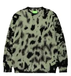 HUF22F/W BAR LOGO TIE DYE CREW SWEATER