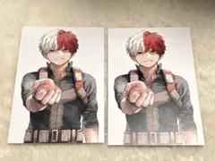 僕のヒーローアカデミア ヒロアカ 轟焦凍 特典 42巻 イラストカード 2枚