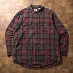 わ*ん様 RED HEAD　ネルシャツ　グレー レッド　チェック柄　アメカジ　レ