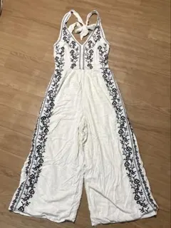 American Eagle 刺繍オールインワン ホワイト