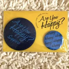 嵐 Are You Happy？ 会場限定 缶バッジセット 青 札幌