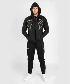 Venum UFC ジップアップパーカー ブラック ゴールド