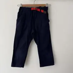 BREEZE ベルト付き　7分丈パンツ ネイビー 140