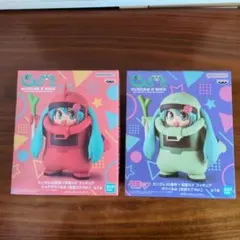 ガンダム45周年×初音ミク　ザクぐるみ　シャアザクぐるみ　フィギュア　２種