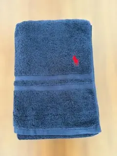 ラルフローレン　バスタオル　ネイビー　無地　約60x120cm　新品未使用品 ②