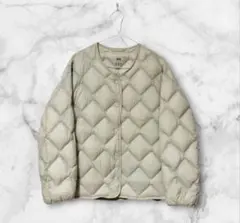 UNIQLO ウルトラライトダウンリラックスジャケット　オフホワイト　L