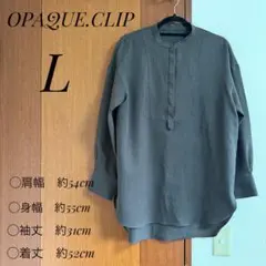 大草直子さんコラボ OPAQUE.CLIP ブザムチュニックシャツ Lサイズのサムネイル