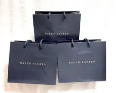 【 新品 未使用 】 ラルフローレン ショップ袋 ネイビー 6枚 ショッパー 小