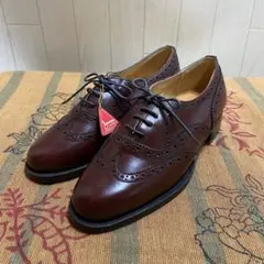 未使用✨】レノマパリス バルモラルフルブローグ ダークブラウン 25