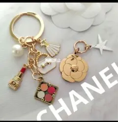 CHANELホリデーバレンタインカメリアCHANELリボンチャーム4点セット