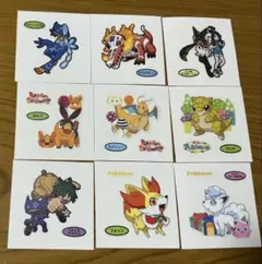 ポケモンパンシール　9枚セット